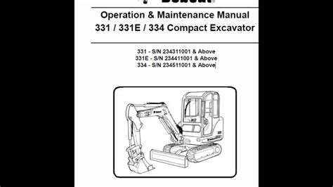 bobcat 334 mini excavator seat|bobcat mini excavator 334 manual.